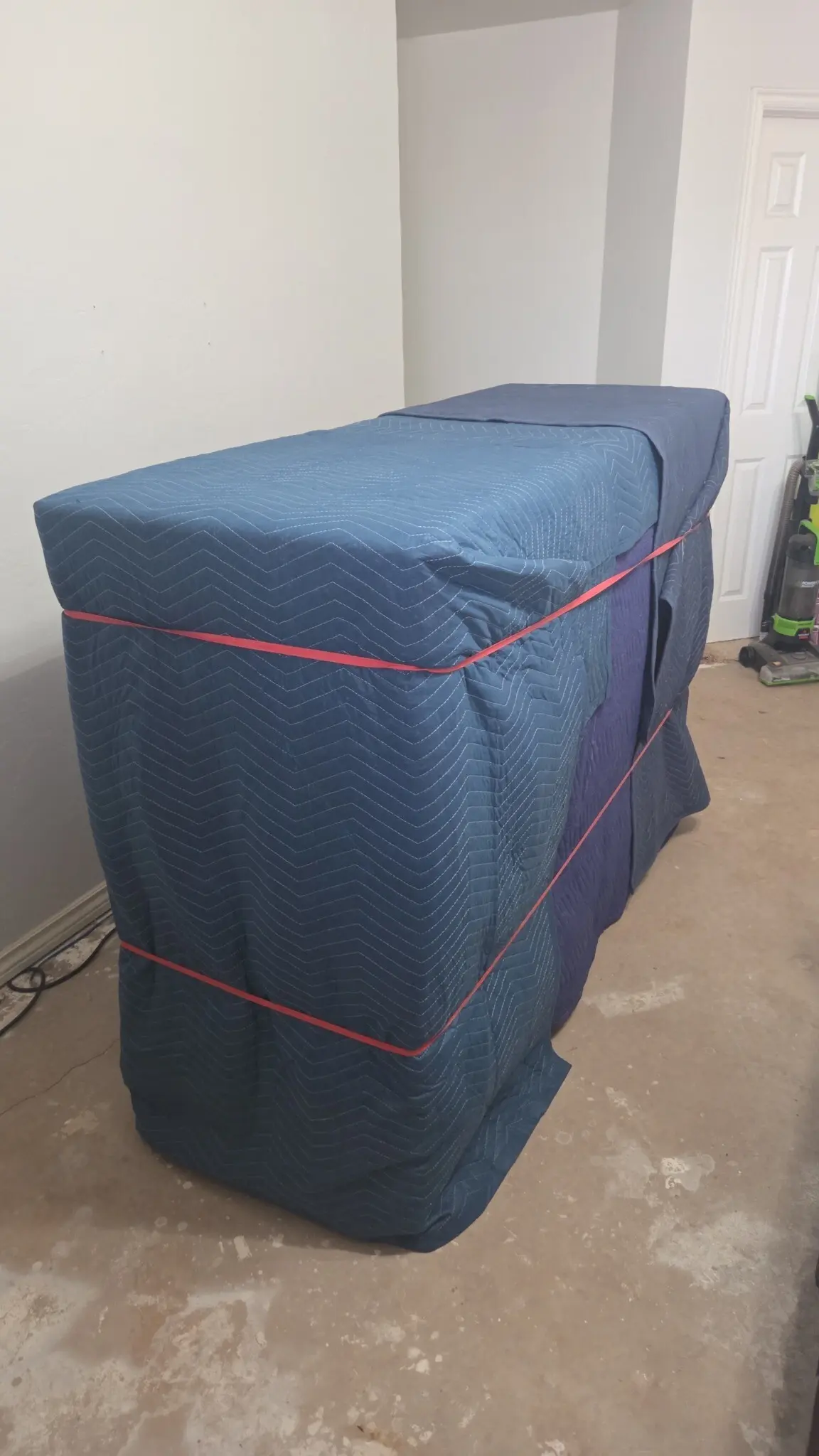 Furniture professionally wrapped for a move